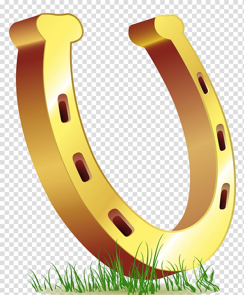 Gold horseshoe illustration, Horseshoe , St Patricks Day.