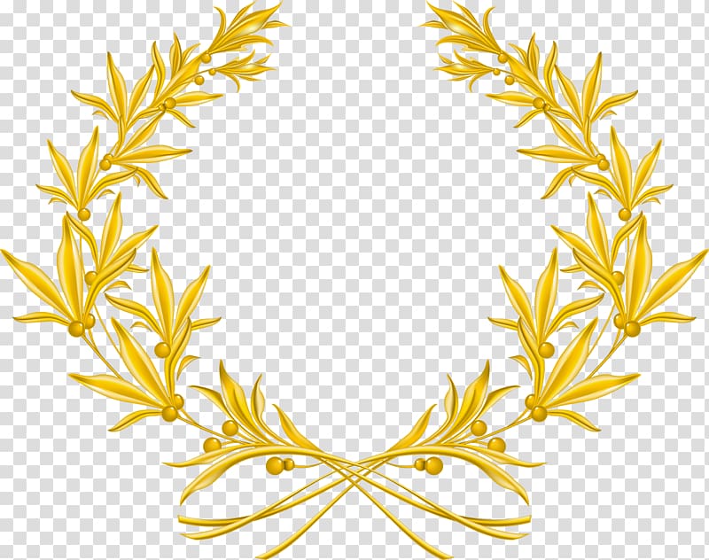 Gold leaves border, Laurel wreath Olive wreath Gold , wreath.