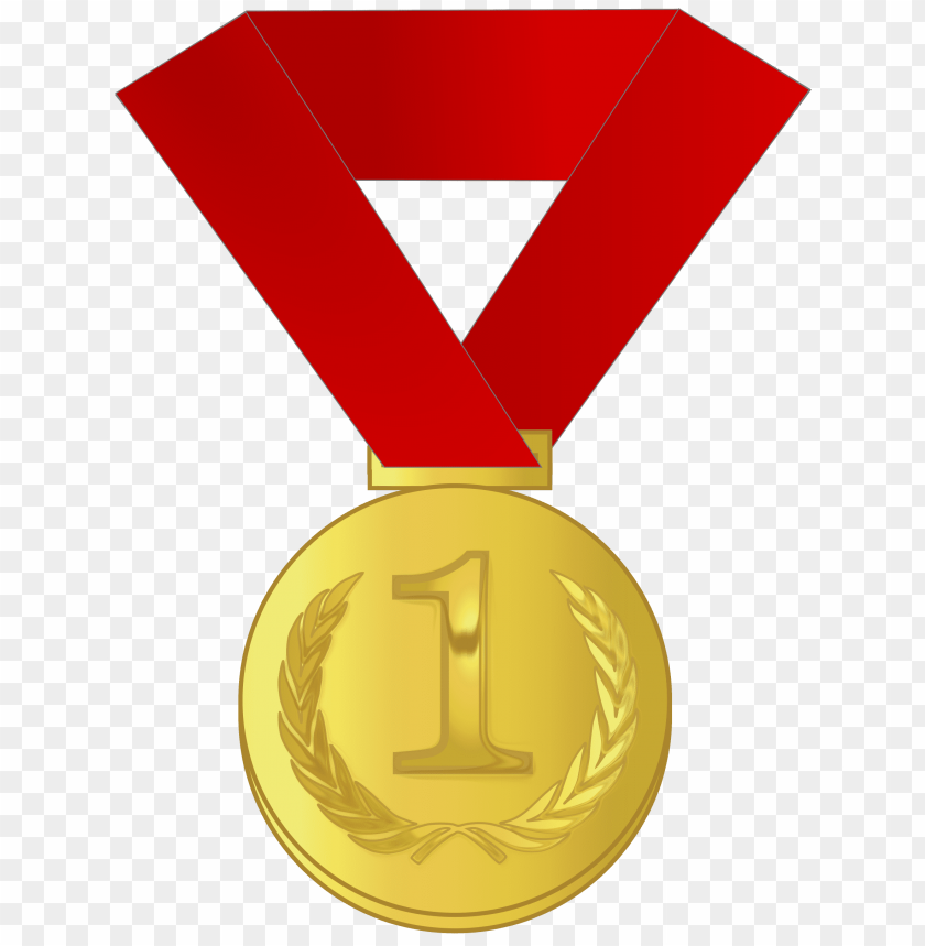 gold medal clipart png PNG image with transparent background.