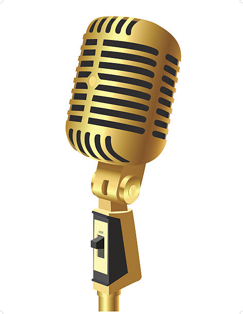 gold microphone clipart 10 free Cliparts | Download images on ...