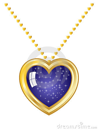 Heart Necklace Clipart.