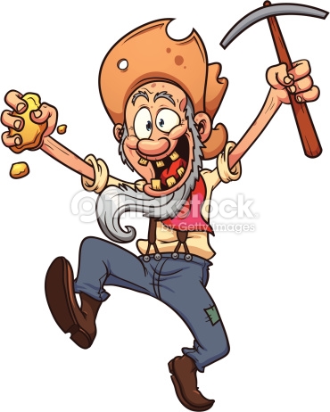 Gold rush clip art.