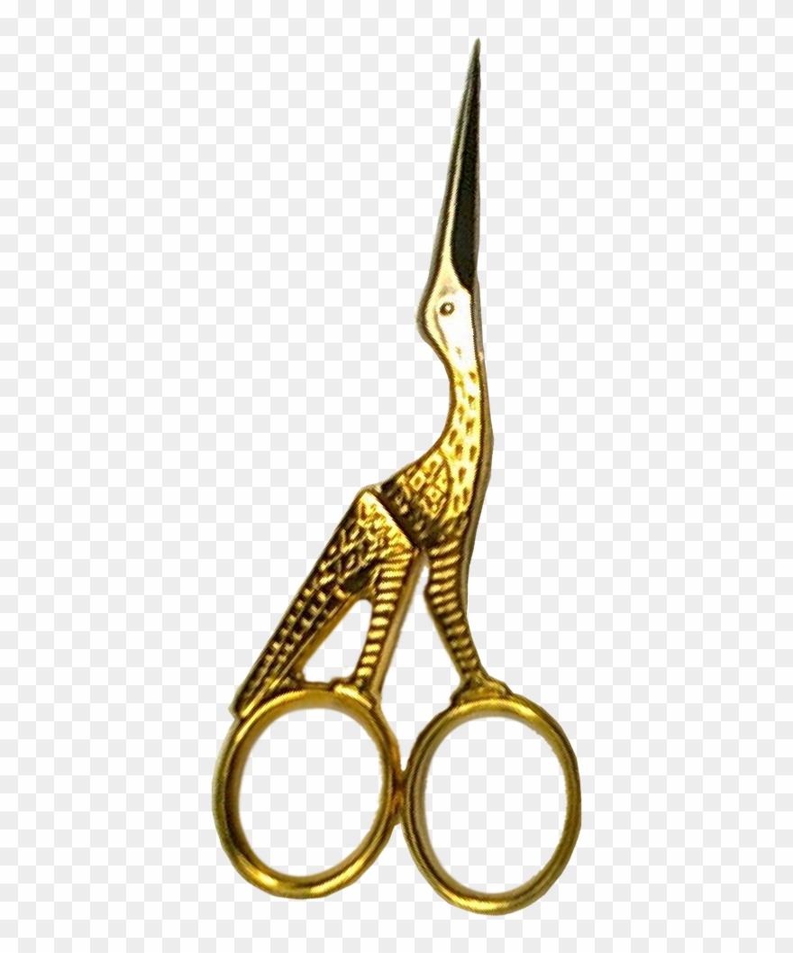 Gold Hair Scissors Png Clipart (#2797943).