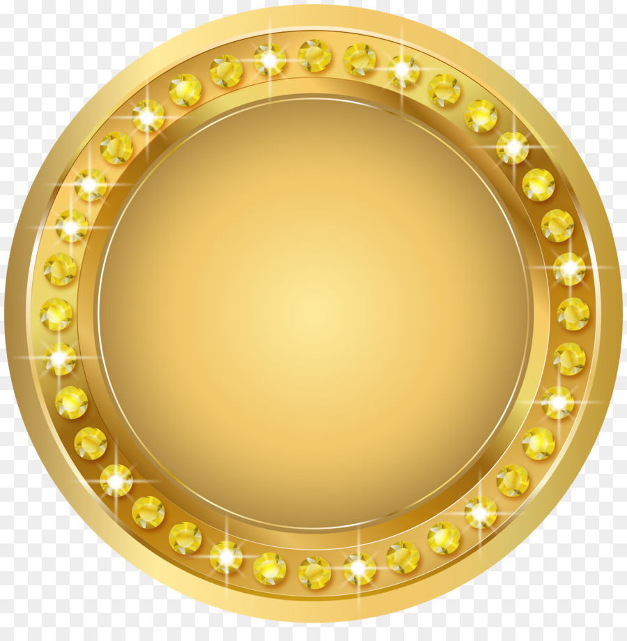 Gold Seal png download.