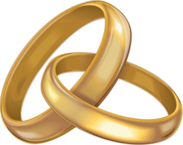 34 Awesome gold wedding ring clipart.