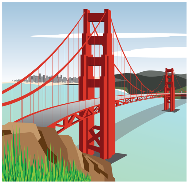 Golden gate clipart 20 free Cliparts | Download images on Clipground 2023