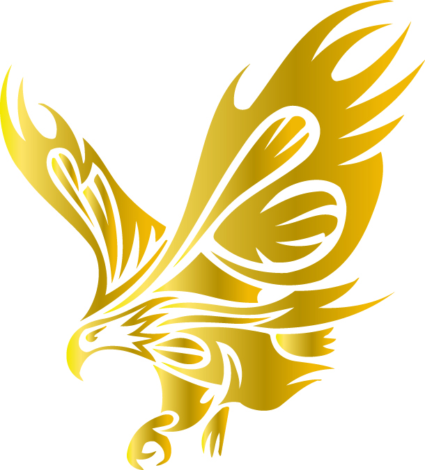 Golden eagle clipart.