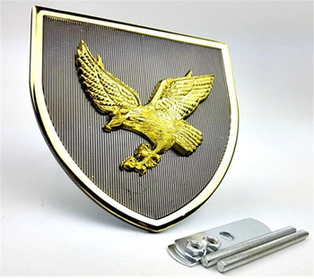 Top Quality Personalized Eagle Logo Badge Souvenir And Golden Eagle Shape  Badge.