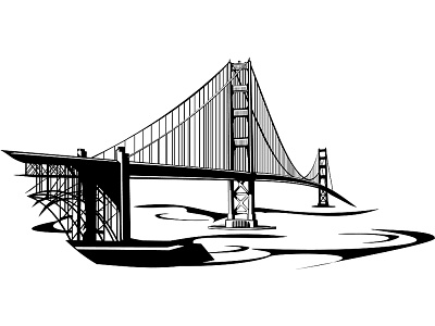 Golden Gate Bridge Clipart.