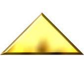 Clip Art of 3D Golden Triangle k1755412.