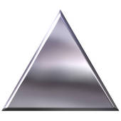 Clip Art of 3D Golden Triangle k1755412.