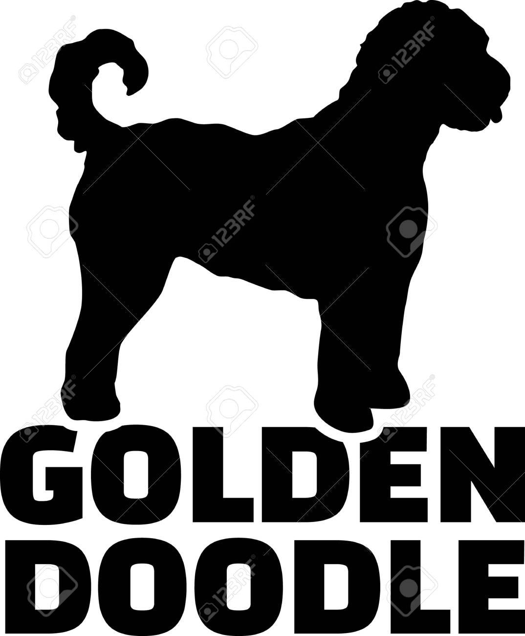 Download goldendoodle silhouette clipart 10 free Cliparts ...