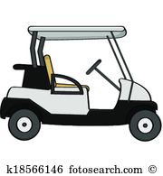 Golf cart Clip Art and Illustration. 857 golf cart clipart vector.