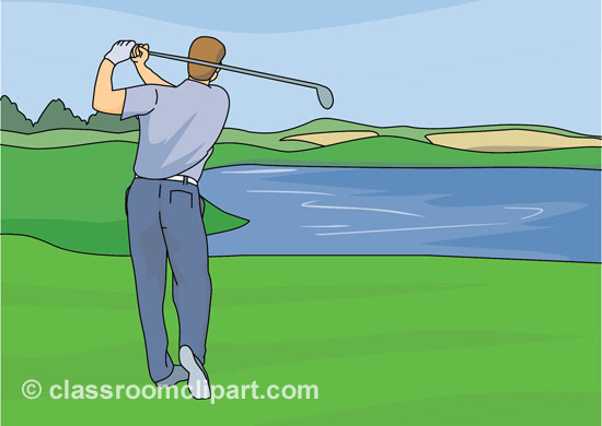 Golf Course Clipart.