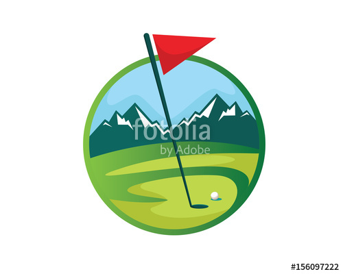 Modern Golf Logo.