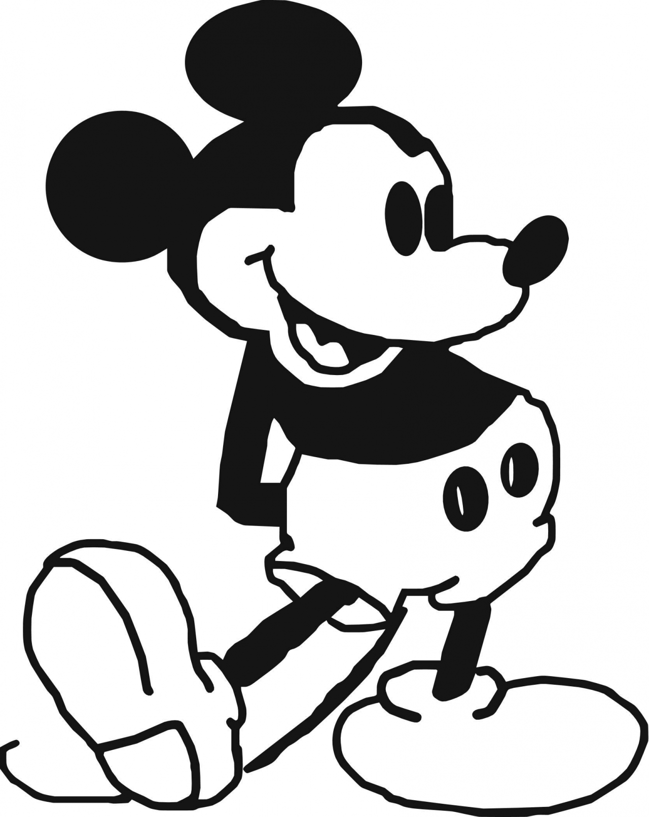 Free Goofy Clipart Black And White, Download Free Clip Art.