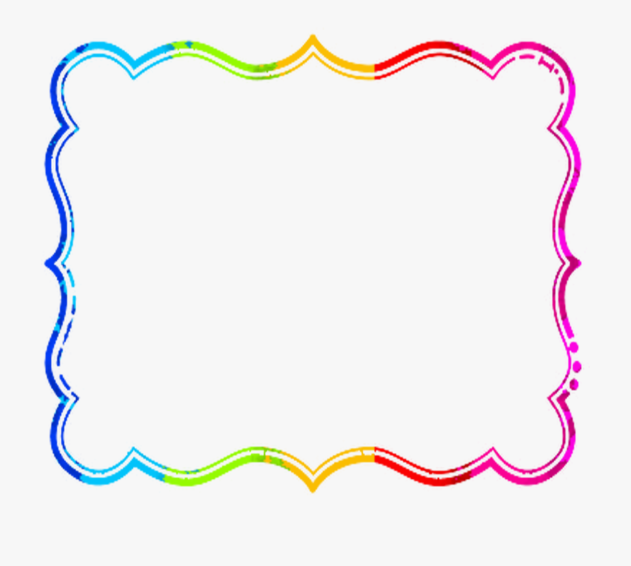 Rainbow Border Clipart.