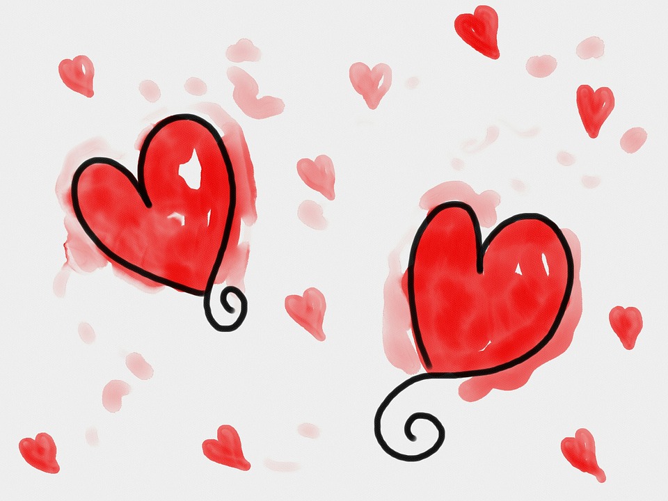 Valentine's Day and Google Doodle.