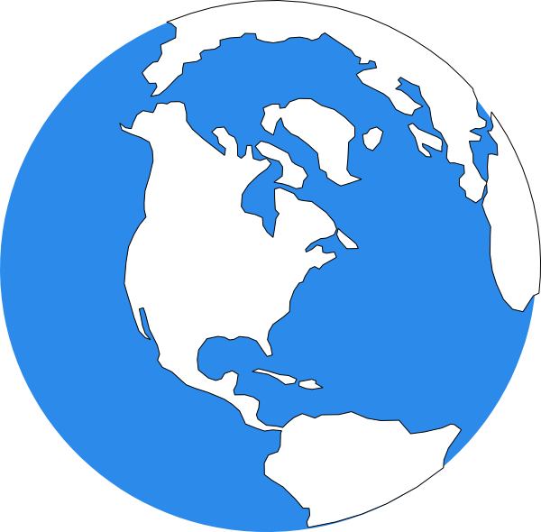 Blue Earth Icon PNG, SVG Clip art for Web.