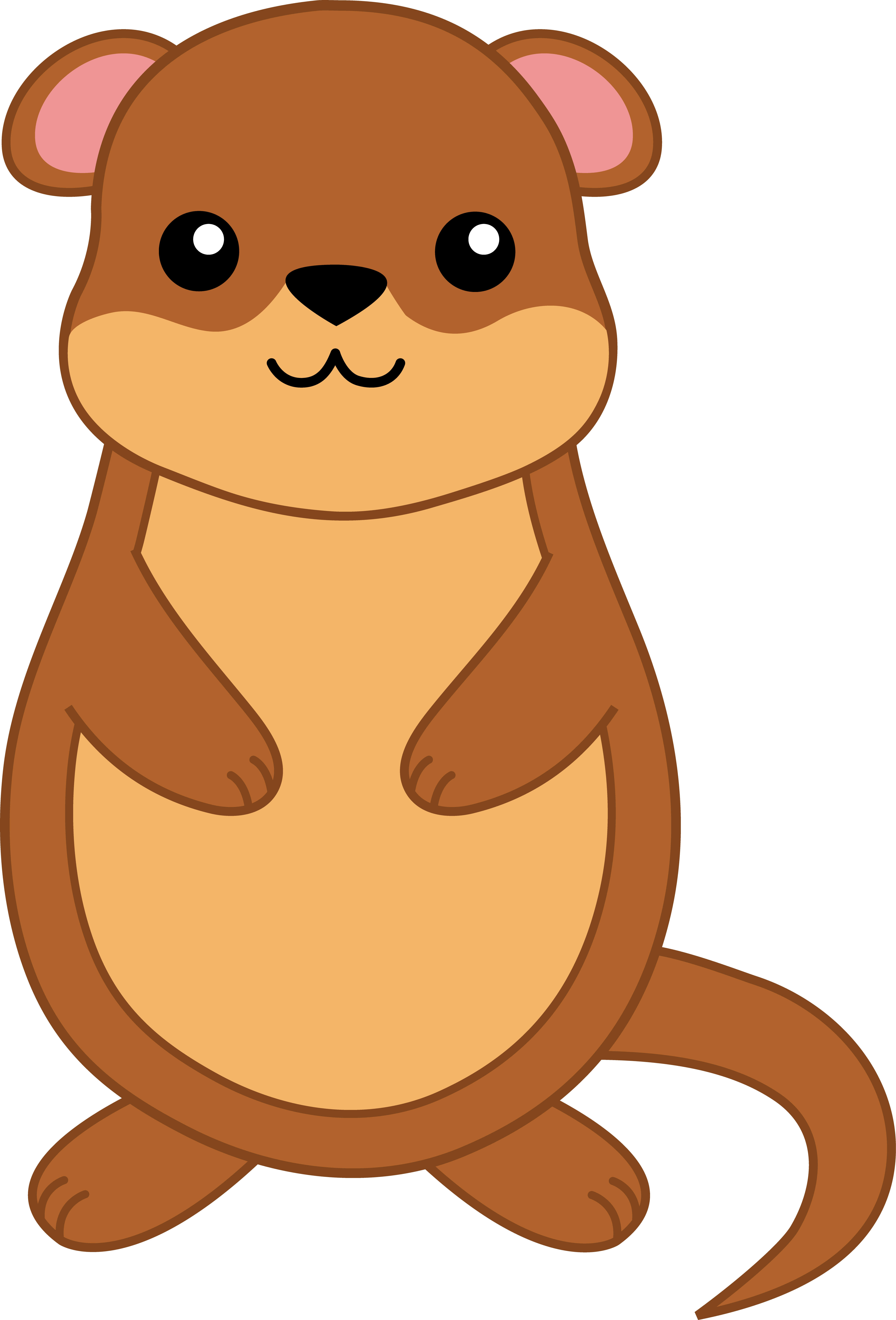 Cute gopher pictures clipart.