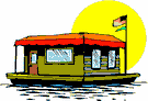 houseboat clipart images.