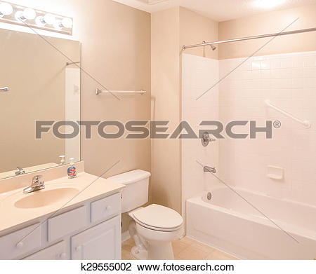 Stock Photo of Bathroom with Grab Bars k29555002.