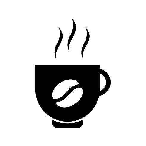Coffee Glyph Black Icon.