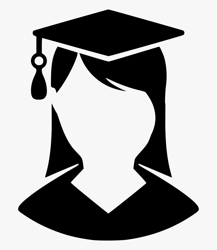 Graduate Lady Svg Png Icon Free Download.