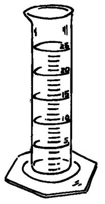 Graduated Cylinder Clipart.