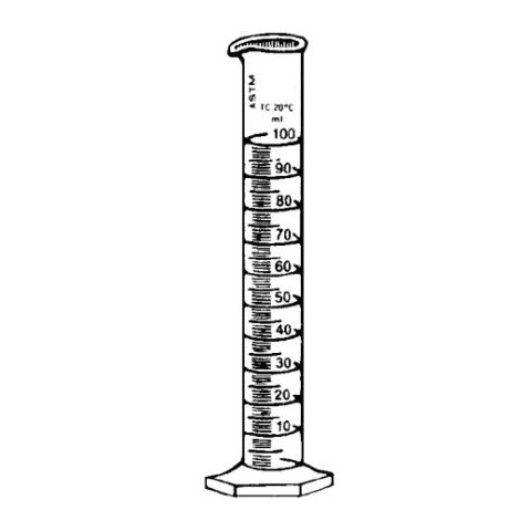 100 Ml Graduated Cylinder Clipart.