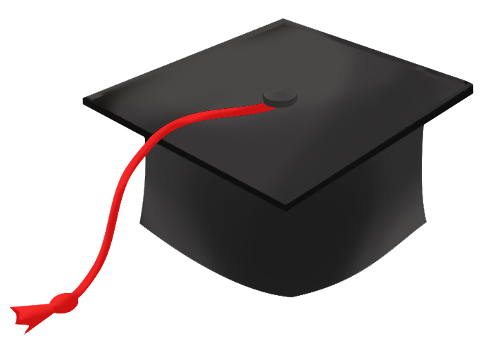 Graduation Cap Clipart Letter M.