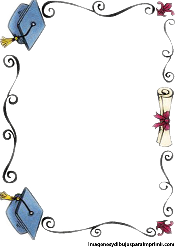 Free Printable Graduation Borders free image.