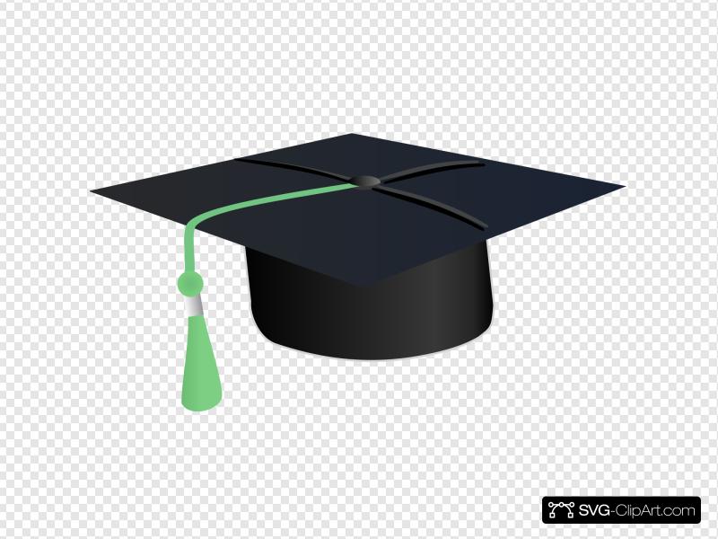 Graduation Hat Cap Clip art, Icon and SVG.