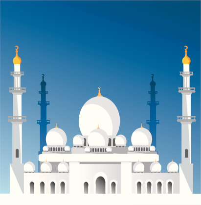 Sheikh zayed grand mosque clipart.