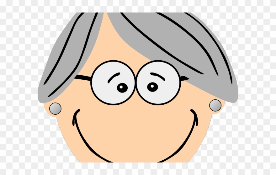 Grandmother clipart hair, Grandmother hair Transparent FREE.