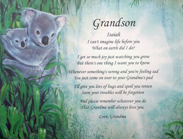 Grandson poems - Clipground