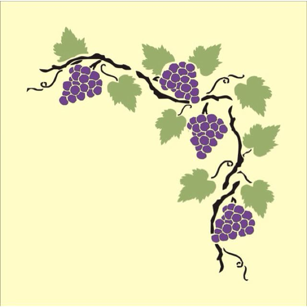 Free Clipart Borders Grape Vines.
