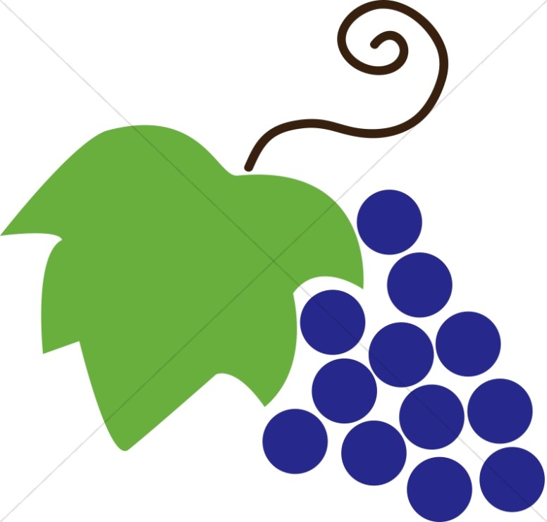 Grapes and Leaf.