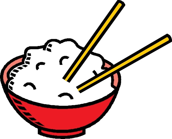 Bowl Of Rice clip art Free vector in Open office drawing svg.