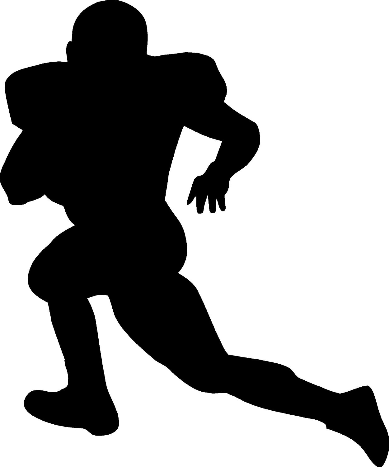Football Player Silhouette.