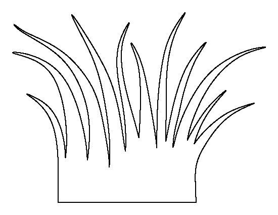 Grass outline clipart 2 » Clipart Portal.