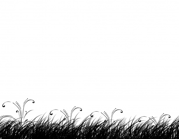 Grass Silhouette Clipart Background Free Stock Photo.