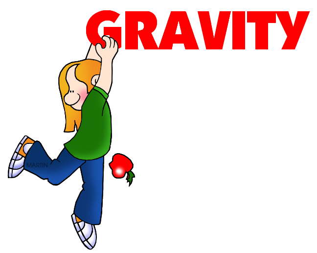 Free Science Clip Art by Phillip Martin, Gravity.