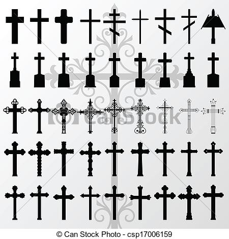 graveyard cross silhouette clipart 20 free Cliparts | Download images ...