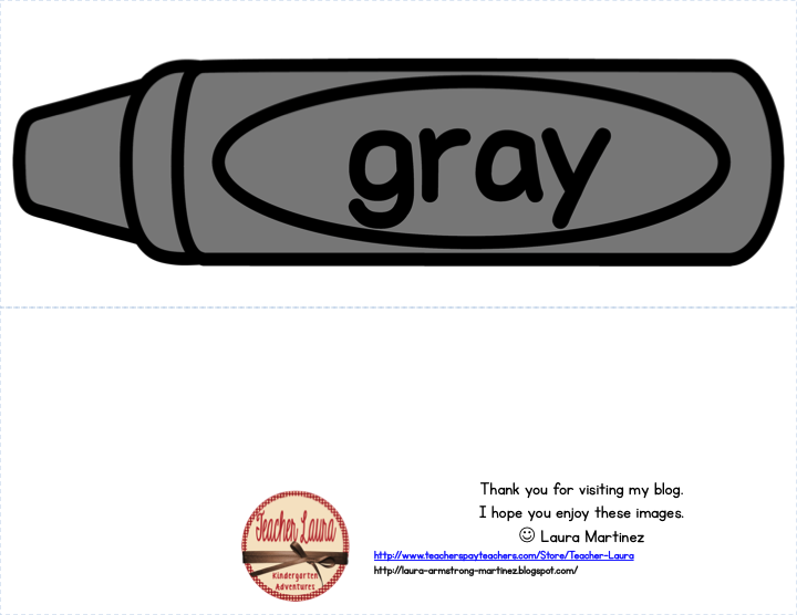 Grey Crayon Clipart.