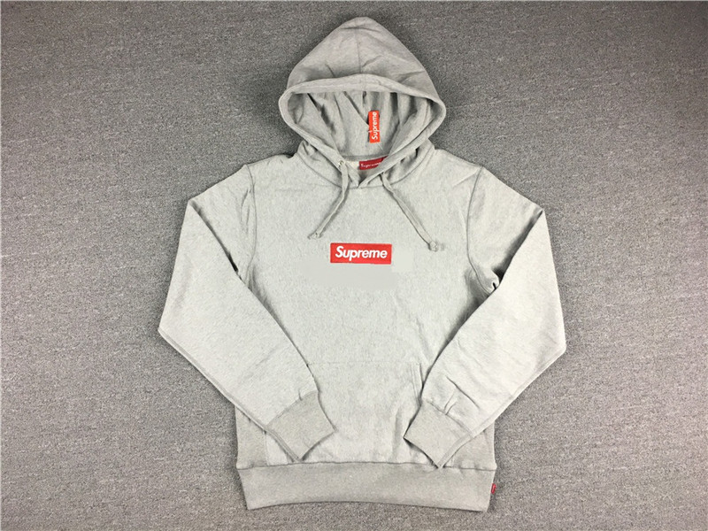 supreme red hoodie box logo