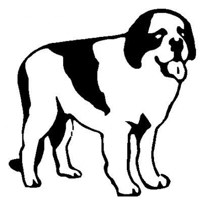 St bernard clipart free.