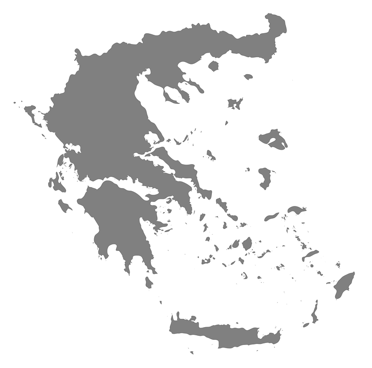 Map Greece Europe.