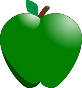 Green Apple Clip Art at Clker.com.