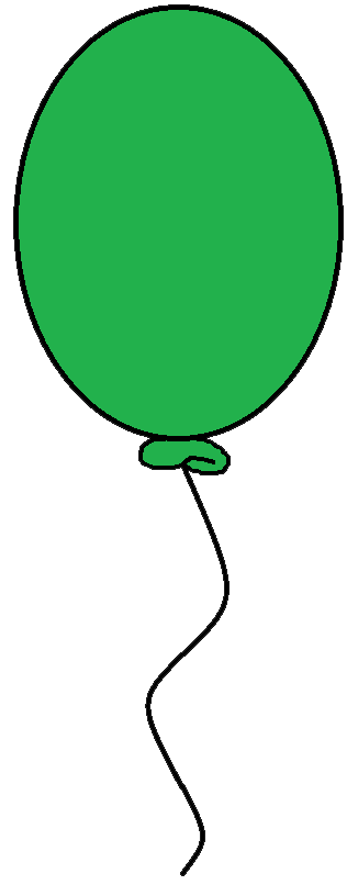 Green Balloon Clipart.